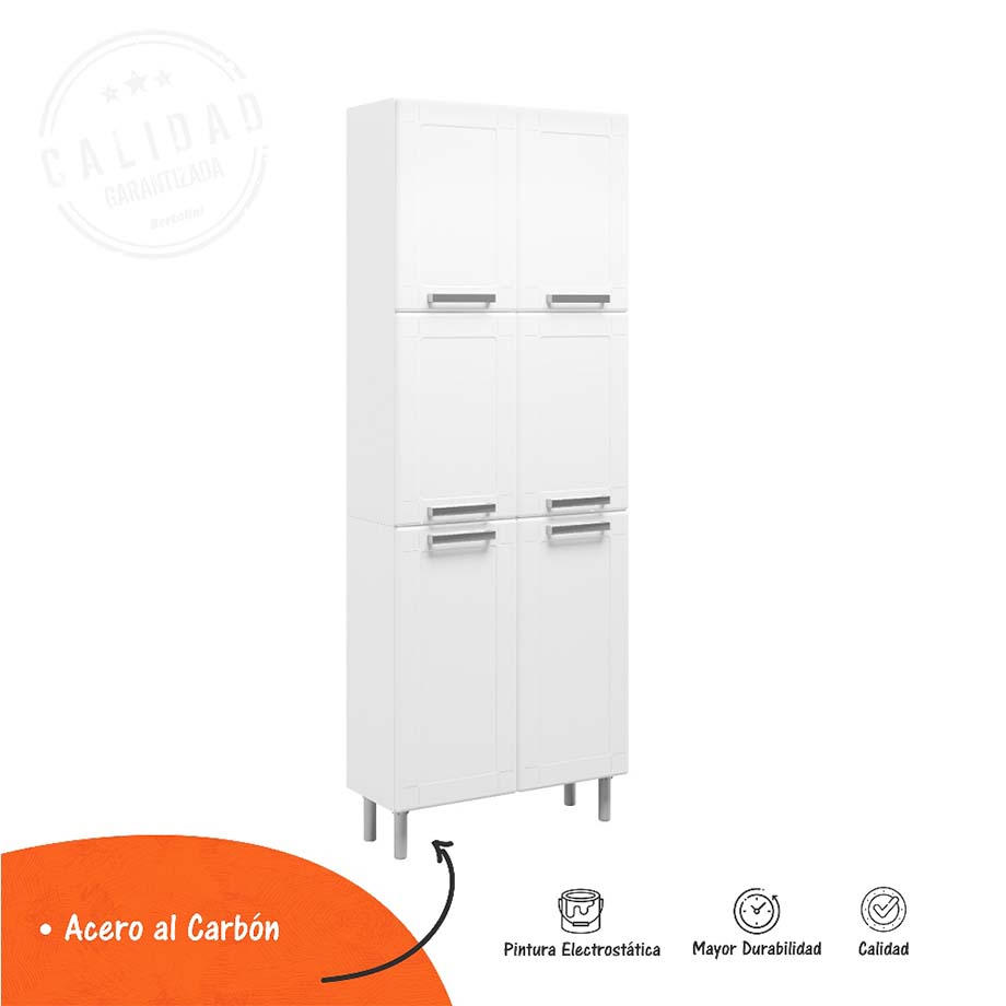 Alacena despensa en acero 70cm