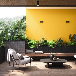 Pintura fachadas amarillo