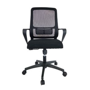 Silla De Oficina Cauca Con Base Nylon Negro