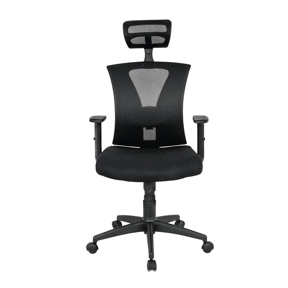 Silla De Oficina Shanghai Base Nylon Negro