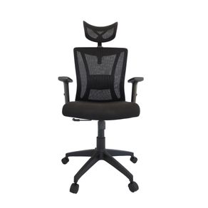 Silla De Oficina Virginia Base Nylon Negra