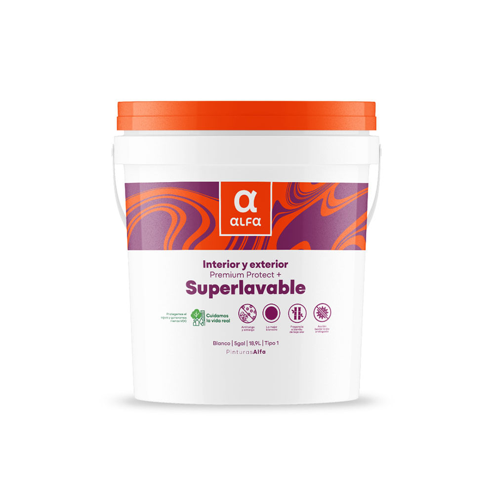 Pintura premium protec+ tipo 1 blanco