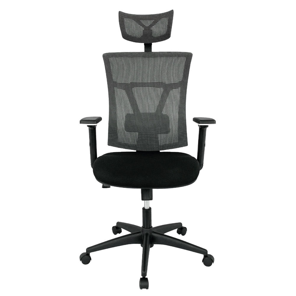 Silla De Oficina Kabul Base Cromo Negra