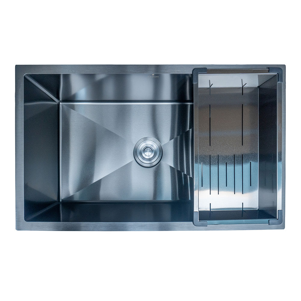 Lavaplatos Azzor Acero Inox 60X45 Negro