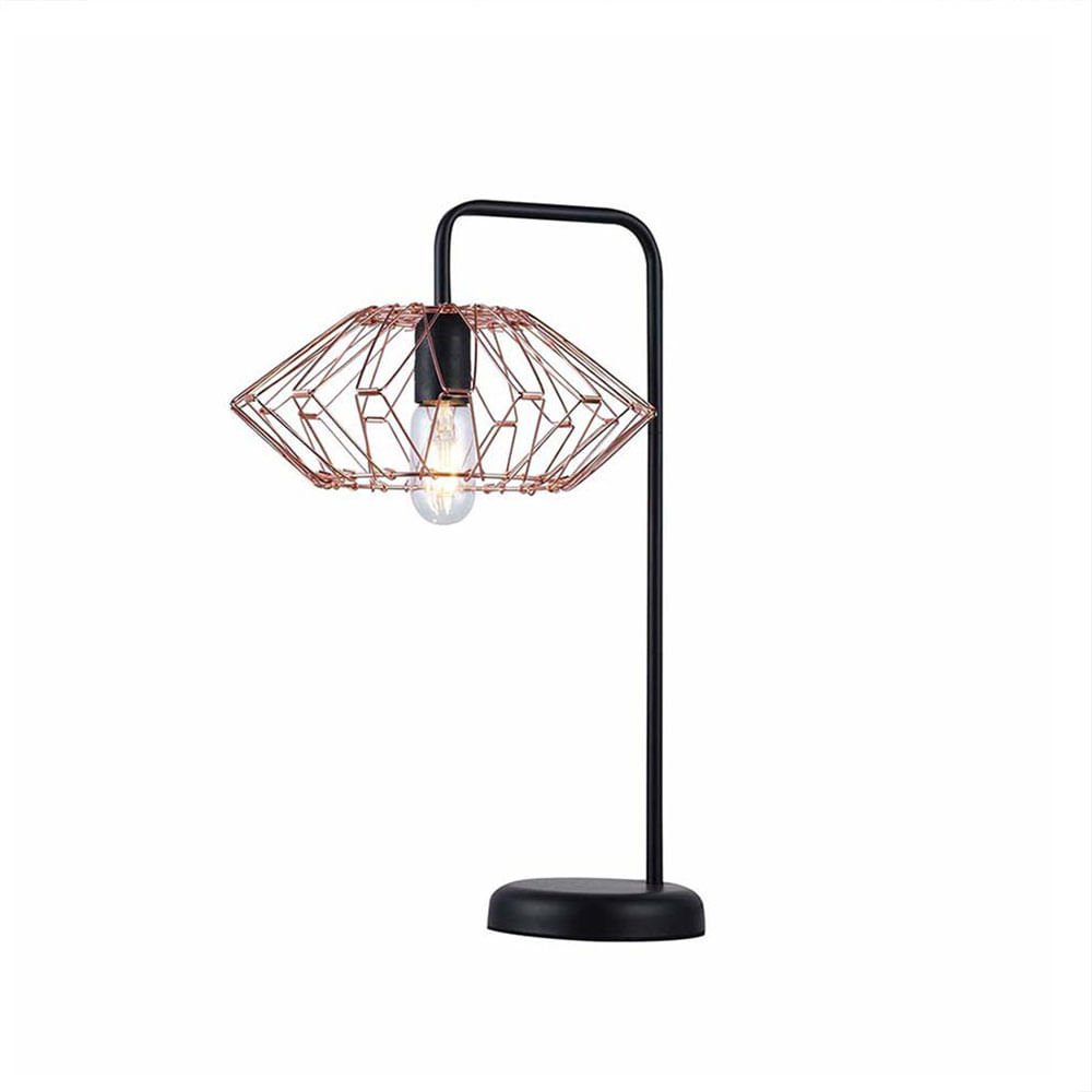 Lampara De Mesa Chalet Negro