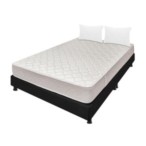 Combo Colchón Queen 160X190 Cm Espumado Multisleep Negro