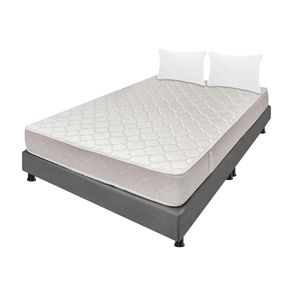 Combo Colchón Queen 160X190 Cm Espumado Multisleep Gris