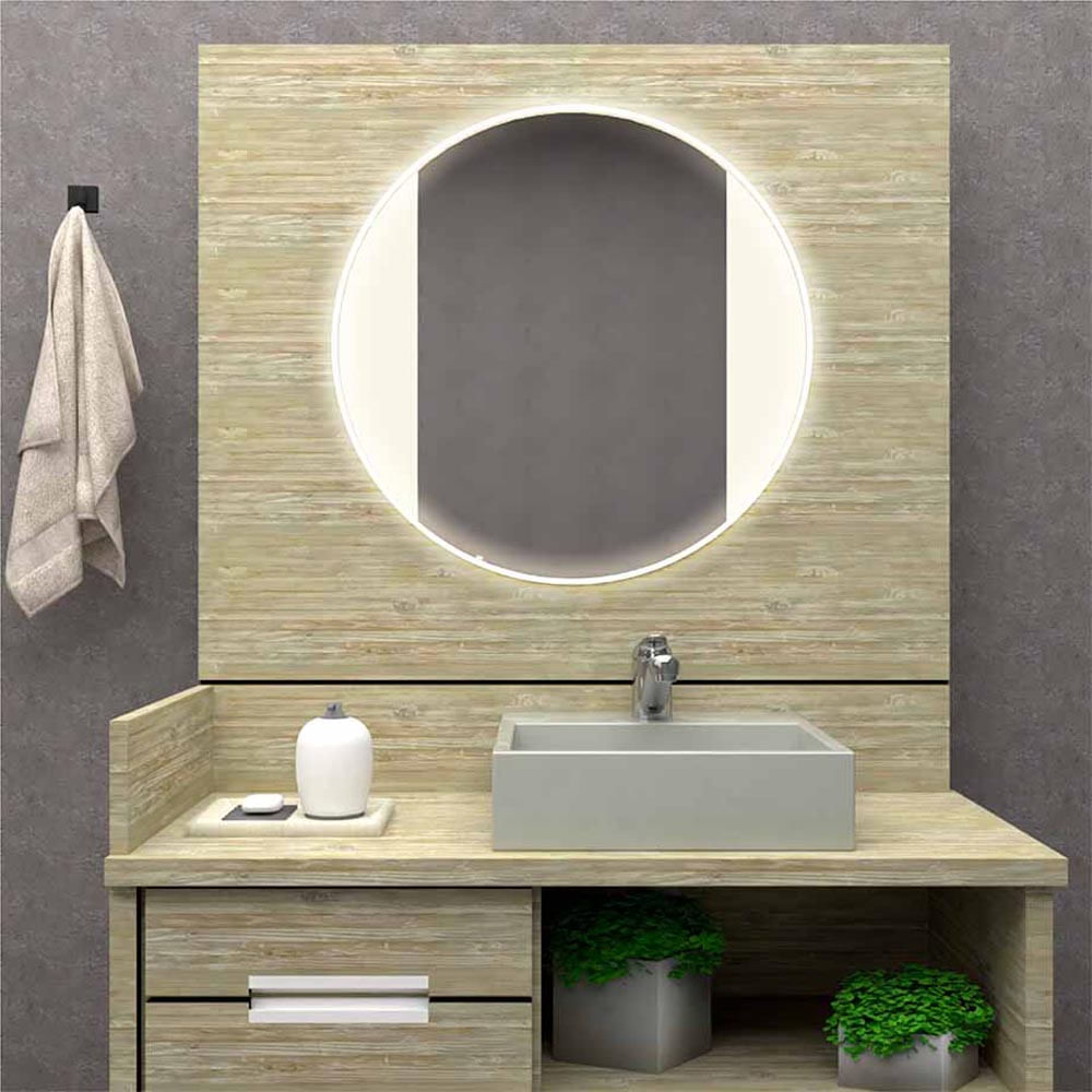 Espejos de pared lucca led 65X65