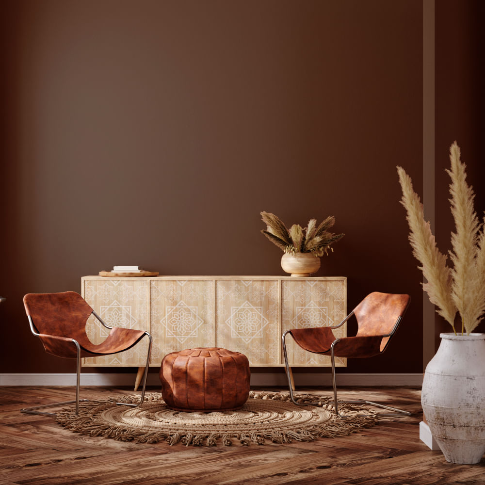 Pintura fachadas Saddle Brown - Café oscuro