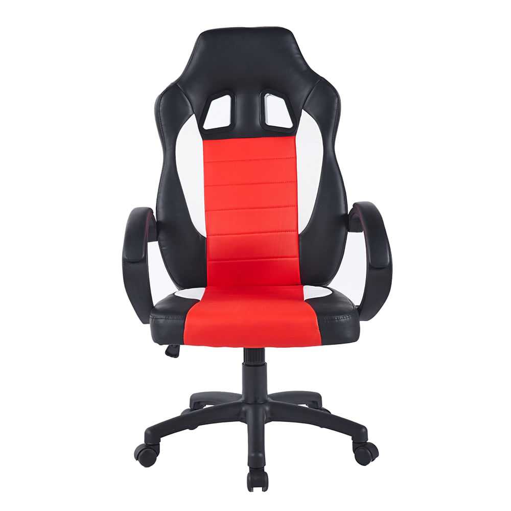 Silla Gamer Kyoto Negro/Rojo/Blanco