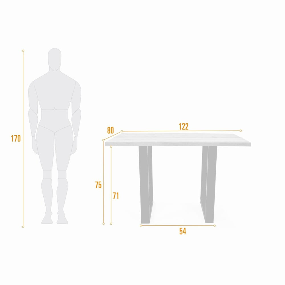 Mesa de Comedor 4 Puestos Marsella