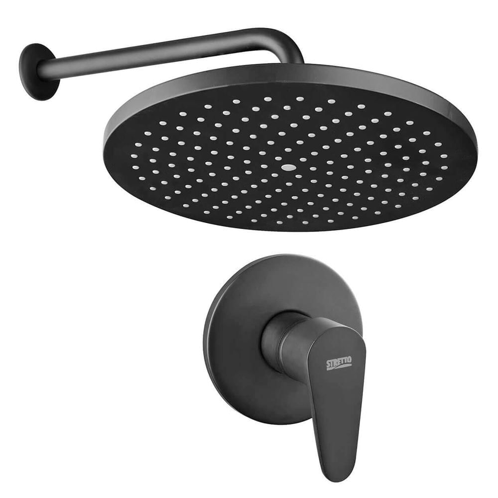 Ducha Monocontrol Redonda Dessin negro