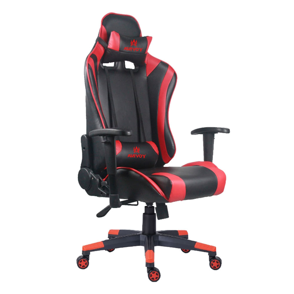 Silla Gamer Valorant Negro/Rojo