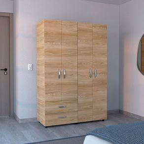 Closet Ankora Basic 180cm x 120cm x 47cm RTA Fresno Eu Wengue
