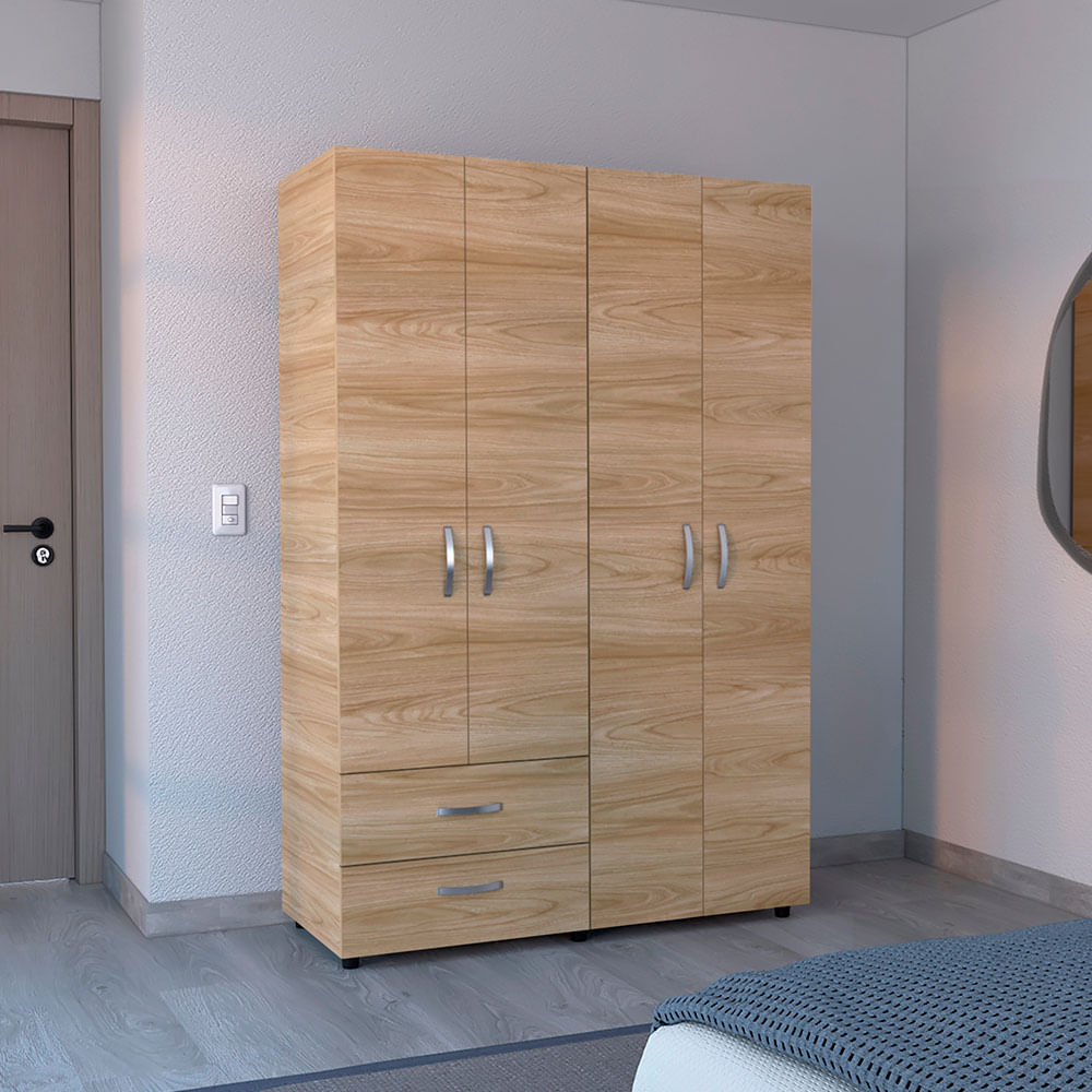 Closet Ankora Basic 180cm x 120cm x 47cm RTA Fresno Eu Wengue