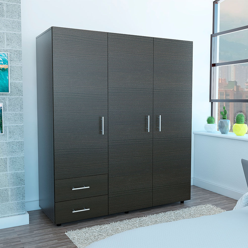Closet Dassel 161cm x 140cm x 51cm RTA Wengue