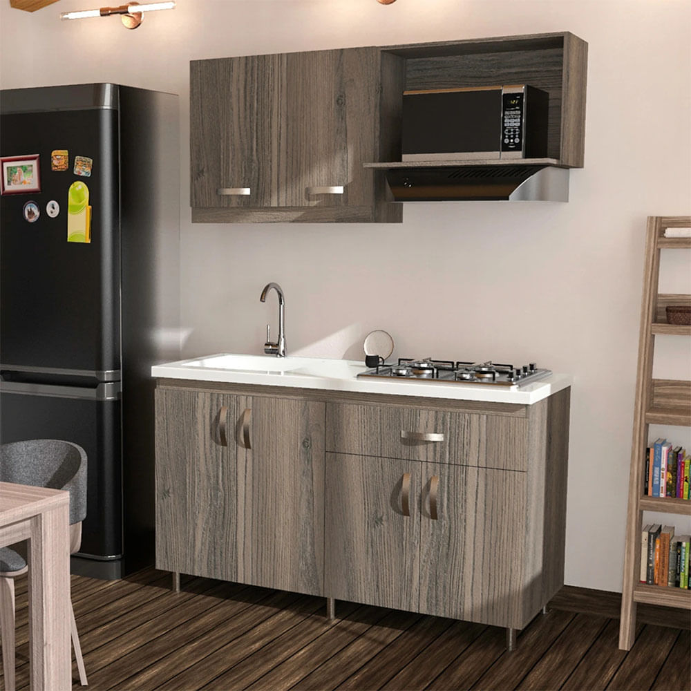 Cocina 150x60 (mueble cocina + meson + cubierta)
