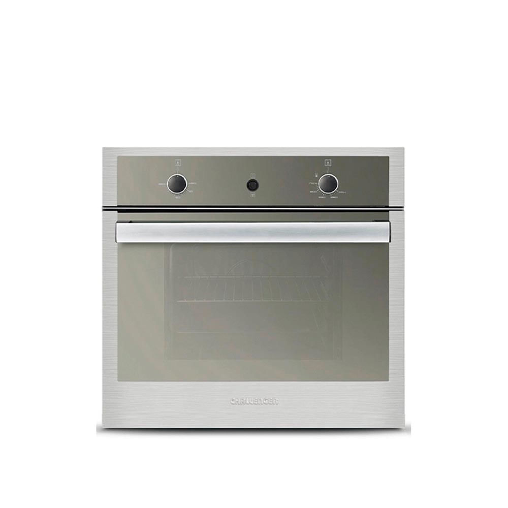 Horno De Empotrar Challenger Vidrio Negro 60 Cm 220V - HG 2562 / Inox