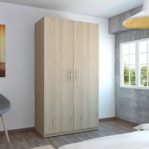 Closet Tradicion 185 X 100 X 50 Rta Rovere-Blanco CLR 3353