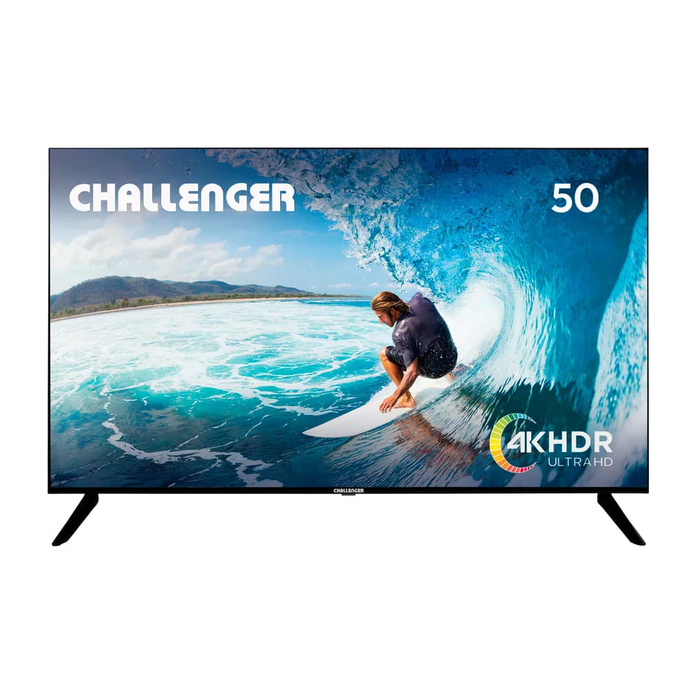 Televisor 50 Pulgadas Smart Google TV TG82 4K Challenger