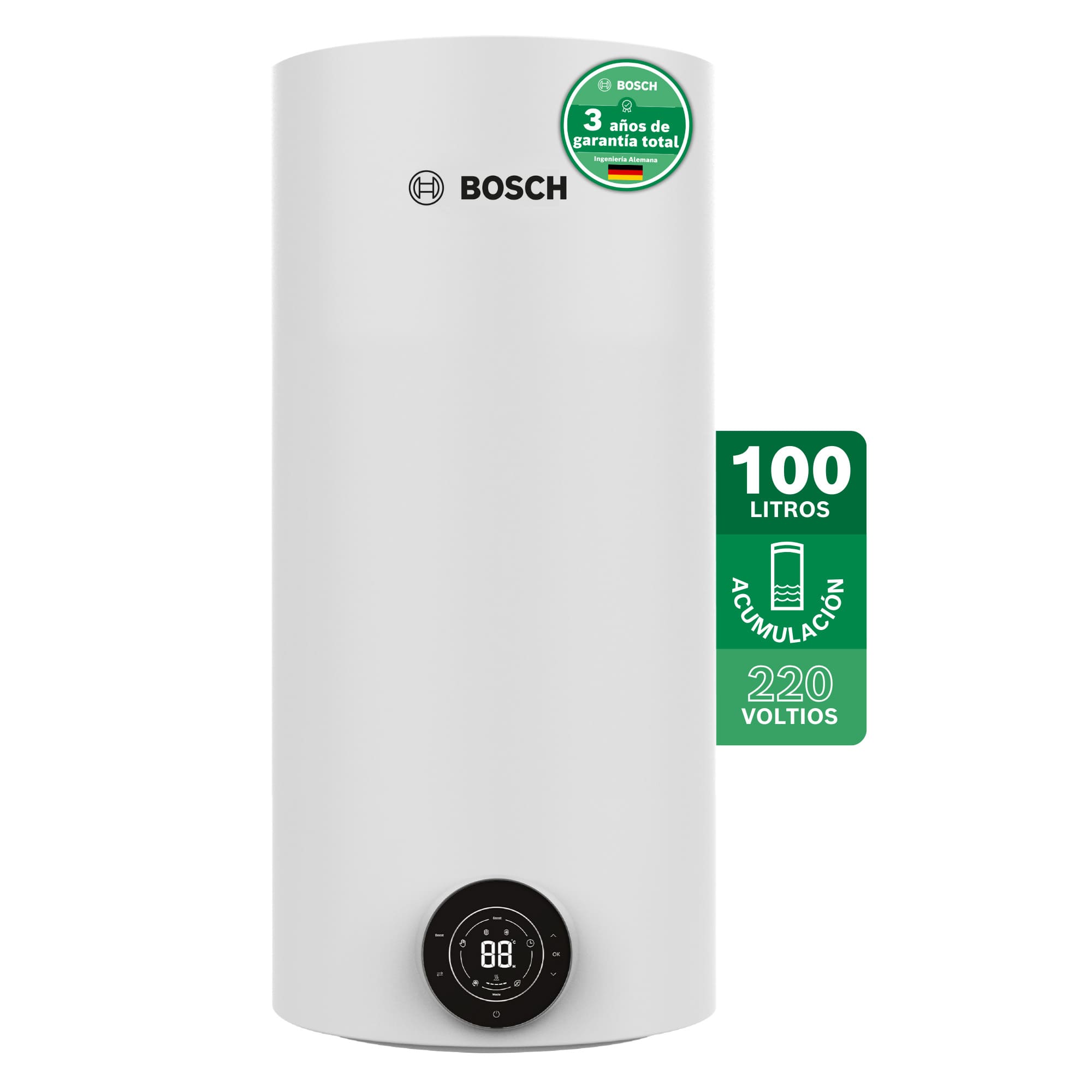 Calentador de agua eléctrico de acumulación 100 Lt 220 Voltios SmartTank Tronic 4000 T BOSCH