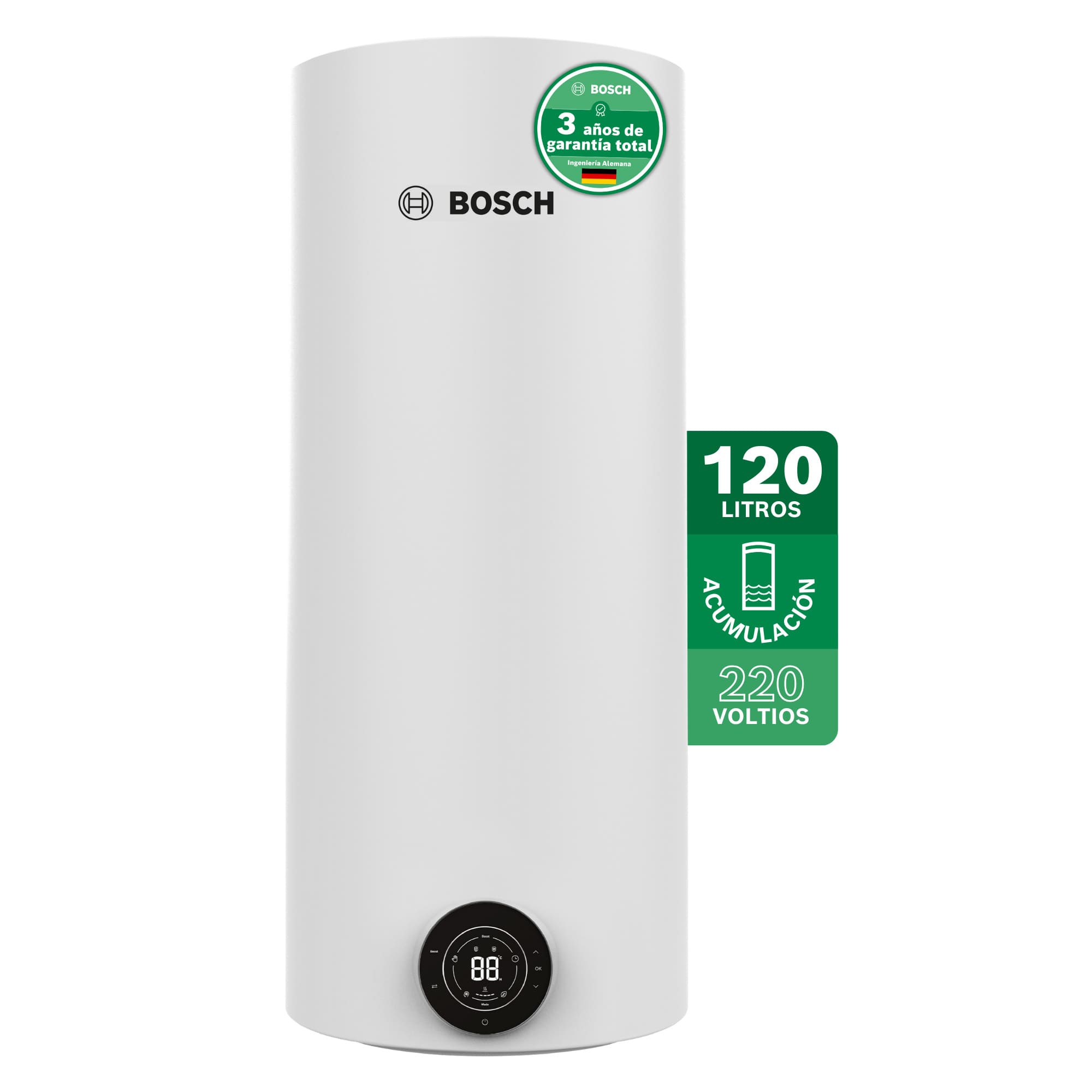 Calentador de agua eléctrico de acumulación 120 Lt 220 Voltios SmartTank Tronic 4000 T BOSCH