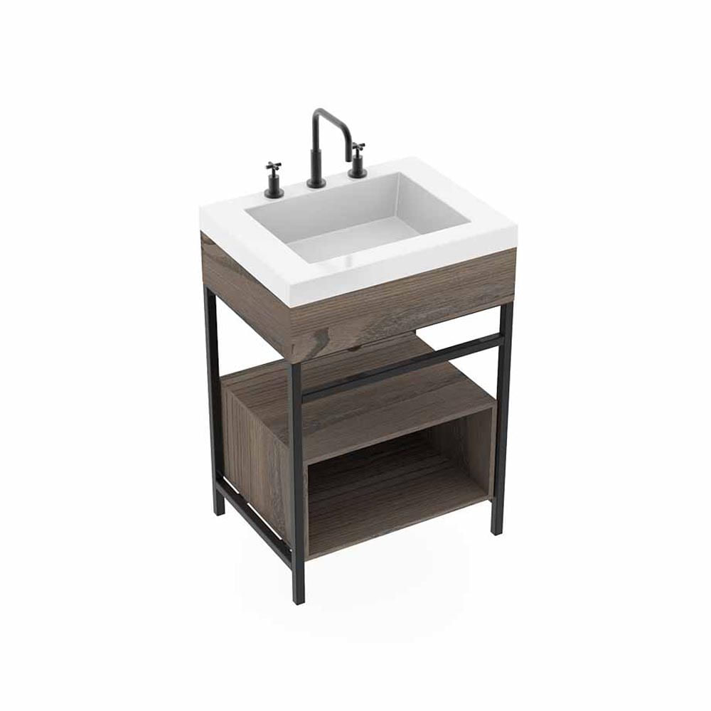 Mueble de baño Godai-Oslo cubo abierto