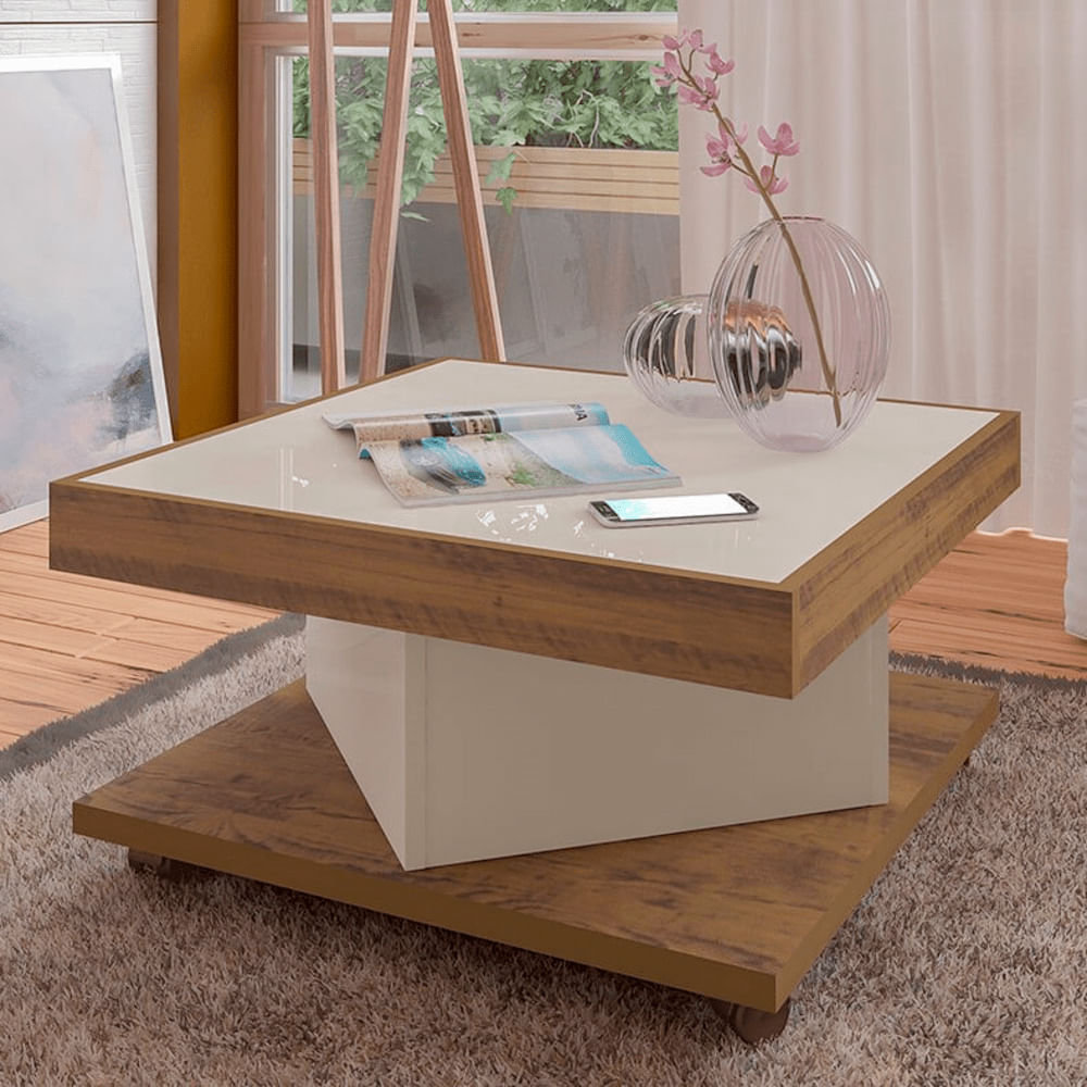 Mesa de centro Decorativa Pino
