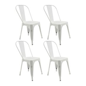 Kit x 4 Sillas Titan Tipo Tolix Metalicas