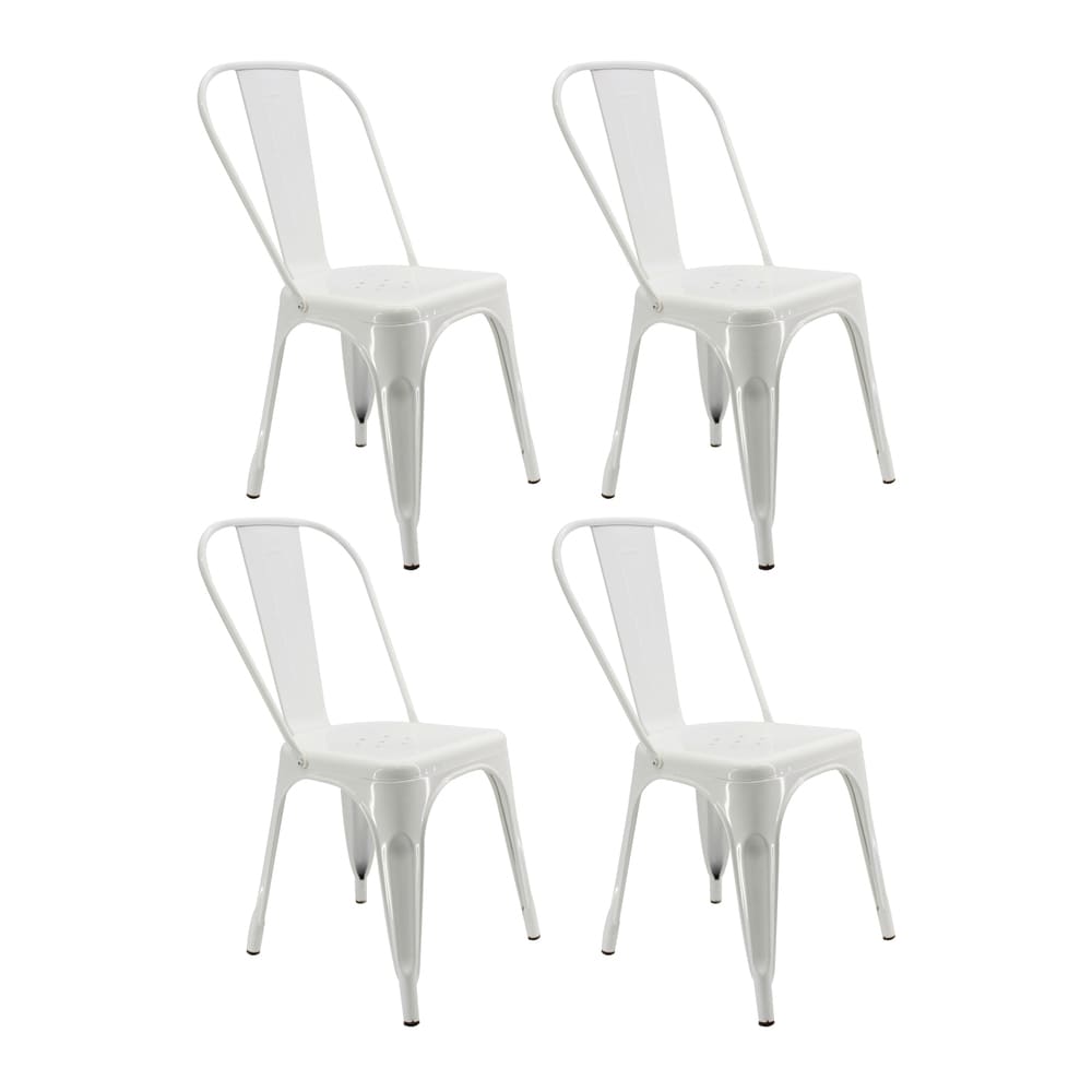 Kit x 4 Sillas Titan Tipo Tolix Metalicas