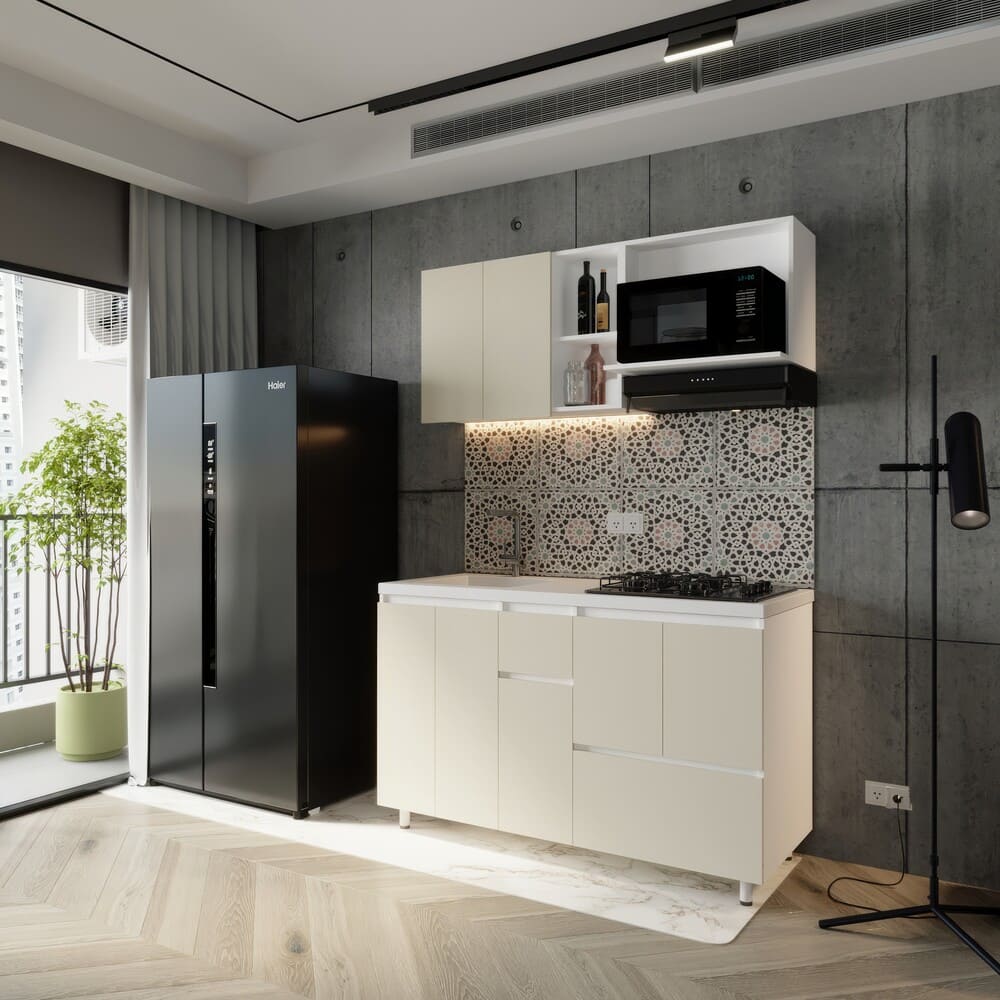 Cocina Zarel 150*60 Marfil