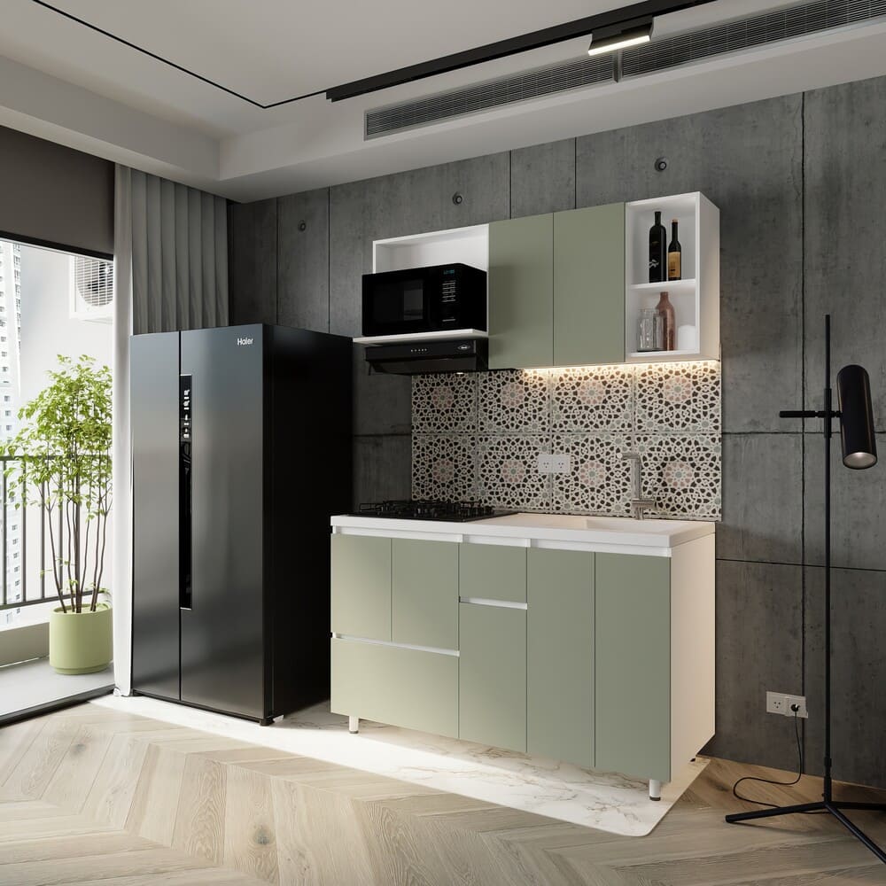 Cocina Zarel 150*60 Oliva