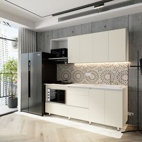 Cocina Orel 210*60 Marfil