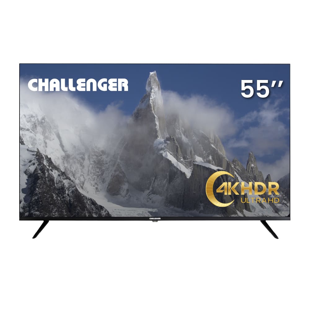 Televisor 55 Pulgadas Smart Android TV 4K Challenger