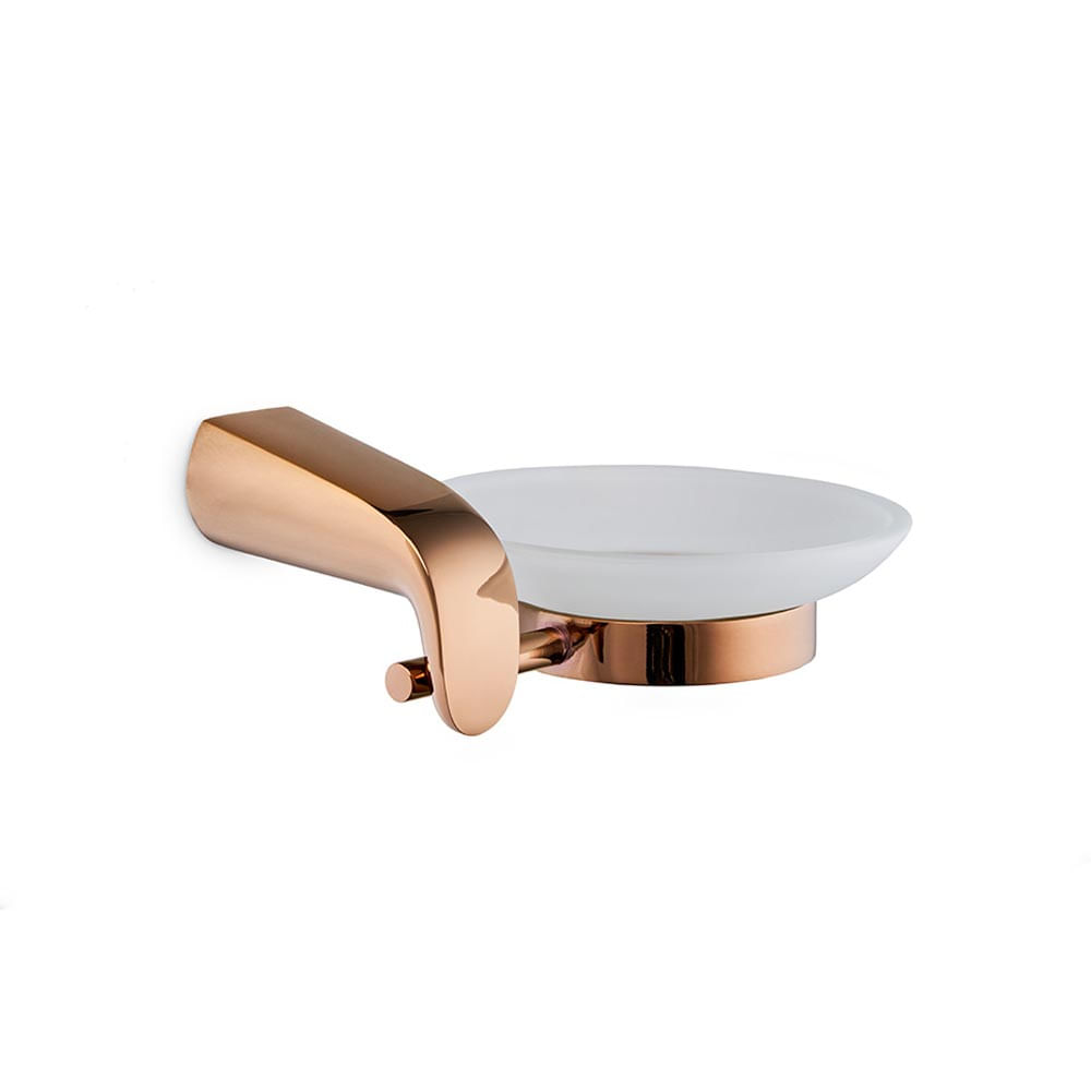 Jabonera Edge Oro Rosa