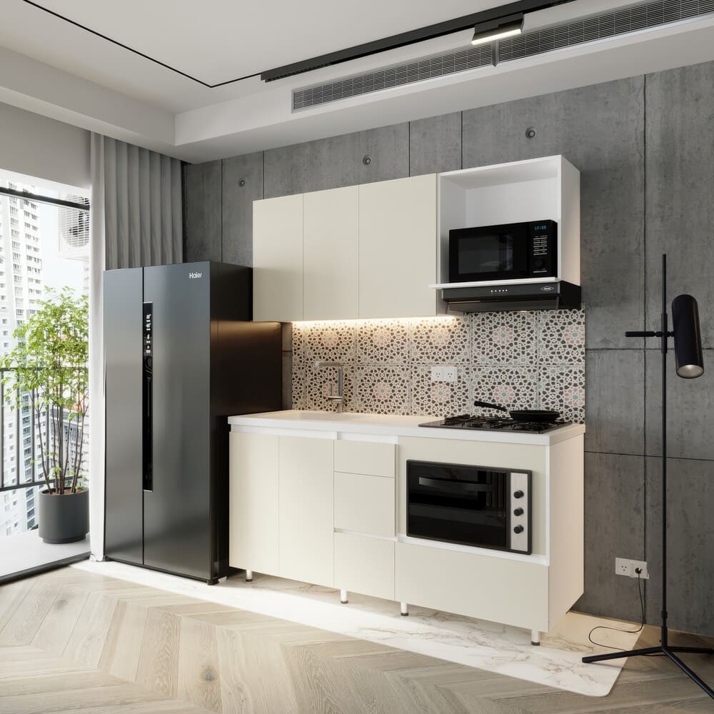 Cocina Orel 180*60 Marfil