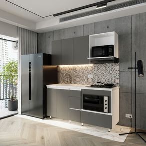 Cocina Orel 180*60 Gris