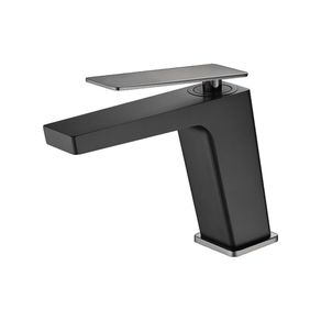 Grifería de lavamanos baja Essenza Negro-Gunmetal Rosa Mate