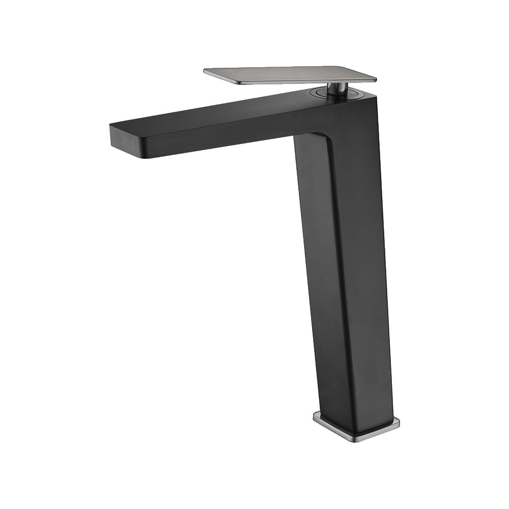 Grifería de lavamanos Alta Essenza Negro-Gunmetal Rosa Mate