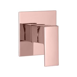 Mezclaro de ducha Square Slim Rose Gold