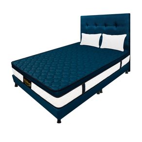 Mega Combo King Resortado Dublín Azul 200 cm x 200 cm