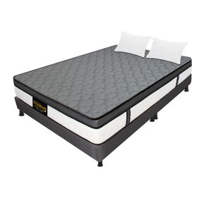 Combo King Resortado Dublín Gris 200 cm x 200 cm