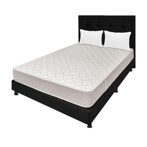 Mega Combo Colchón Semidoble 120X190 Cm Espumado Multisleep Negro