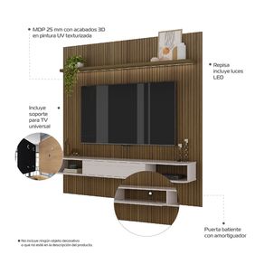 Panel Mueble de TV 42" Incluye Soporte