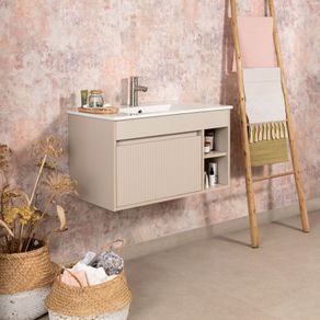 Mueble con lavamanos Marsella Greige 60x46cm