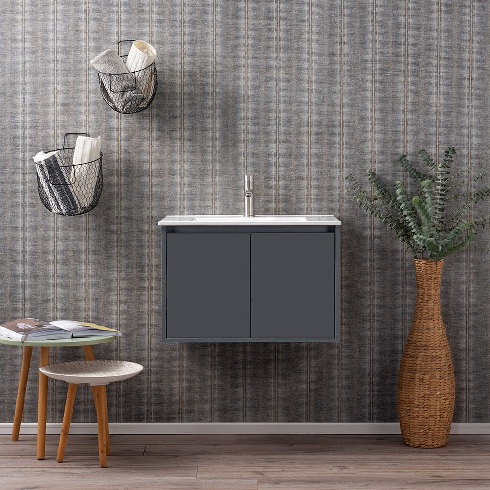 Mueble con lavamanos Amelie Dark Grey 60x46cm