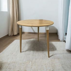 Mesa De Comedor Redondo Lizz Madera