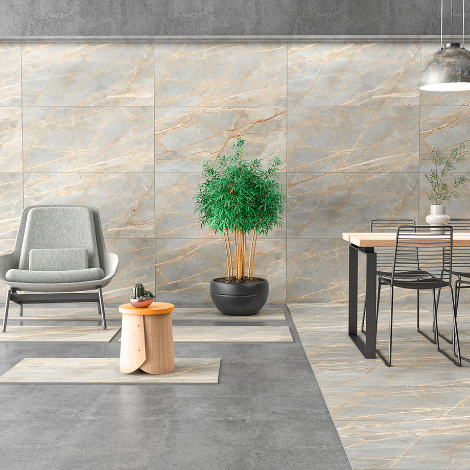Porcelanato Porceflex Gold Veine Carving