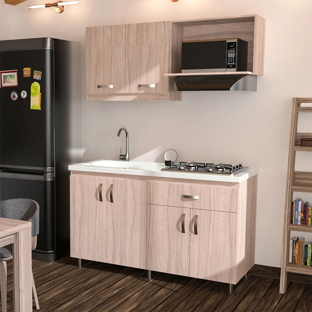 Cocina 150x60 (mueble cocina + meson + cubierta)