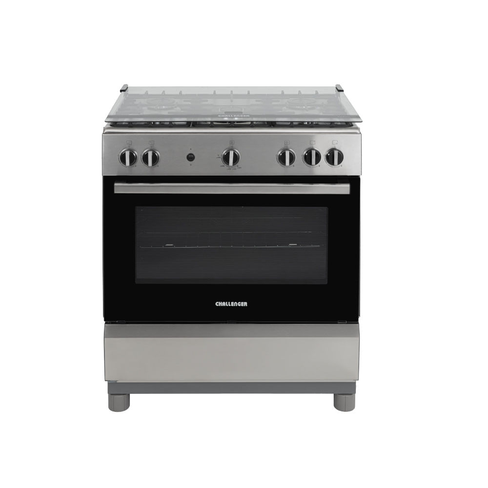 Estufa De Piso 76Cm, 5 Puestos Gas Natural Con Horno 120 V - Si 9571